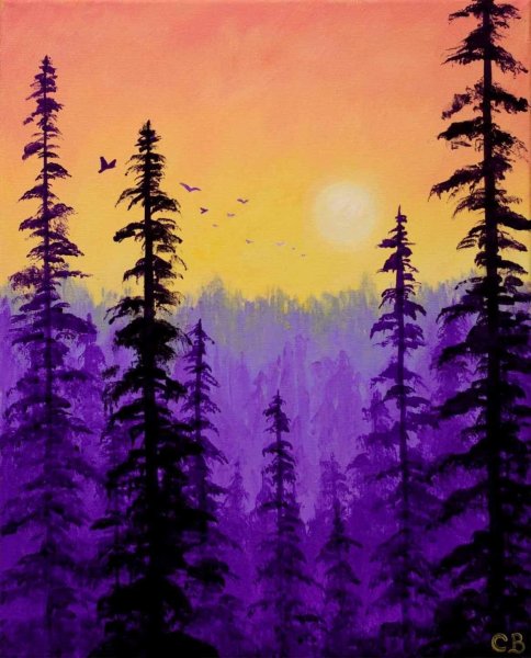 Природа карандашом