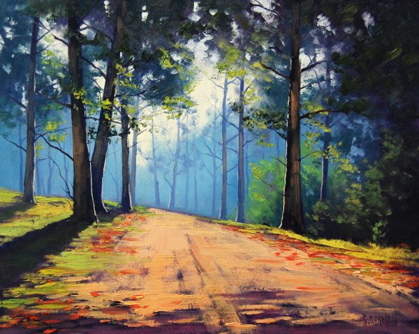 Боб Росс водяная мельница