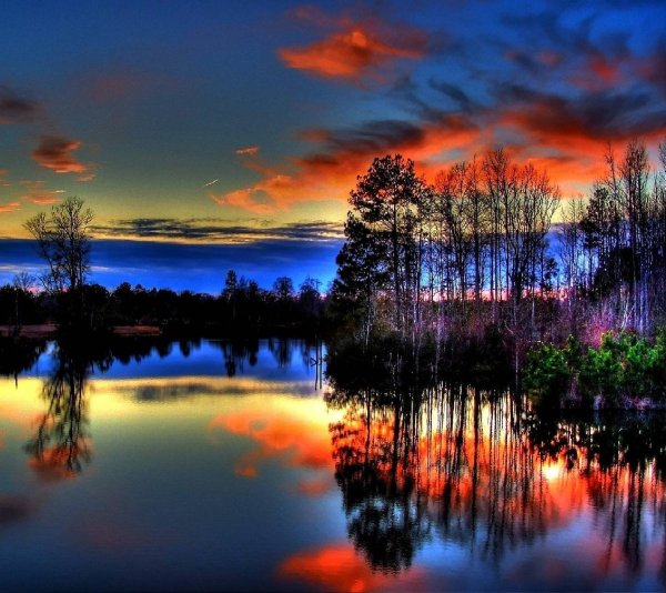 Вечерние фото природы