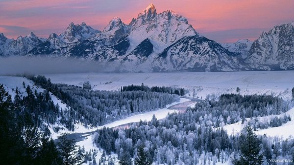 Штат Монтана зимой