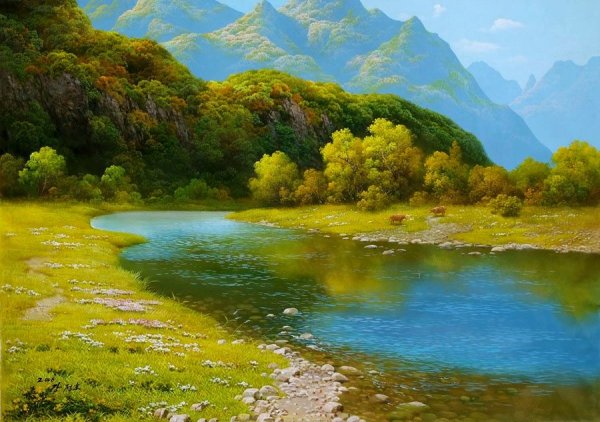 Художник канг Юнг Хо