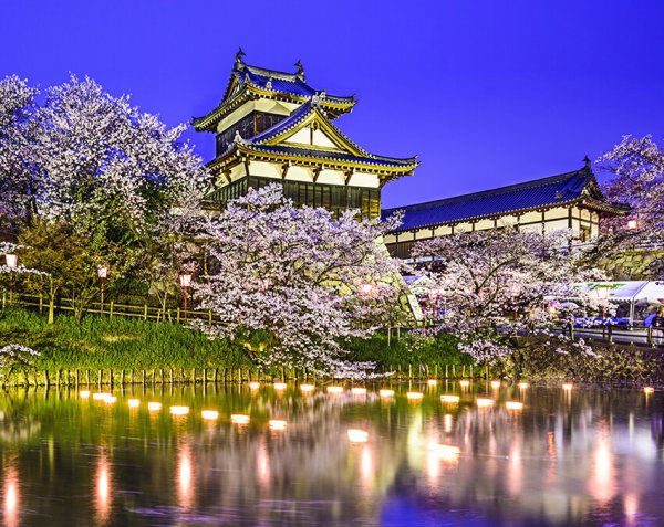 Япония гора Фудзияма храм