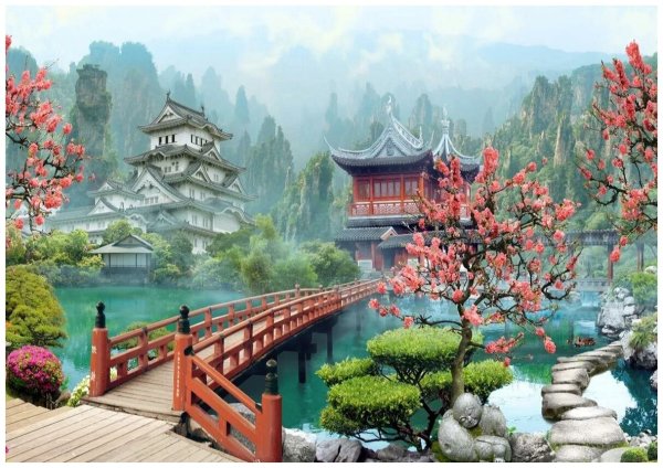 Азия природа Японии природа