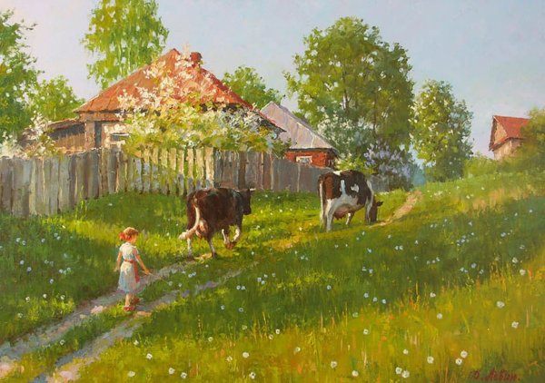 Художник Сергей Курицын деревня дето