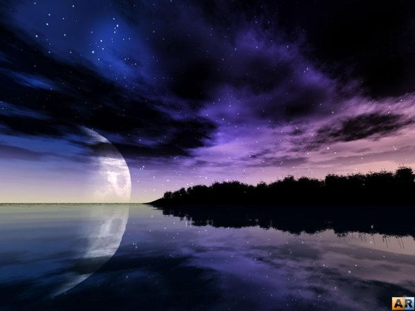 Ночь в море