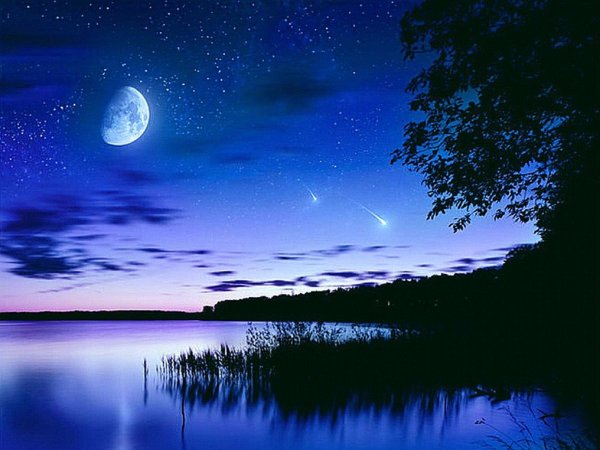 Ночь в море