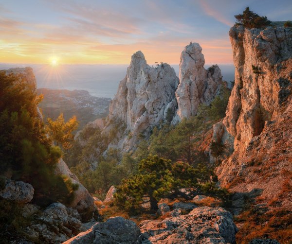 Крымские гора ай Петри осенью