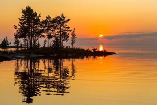 Видлица Ладожское озеро закаты