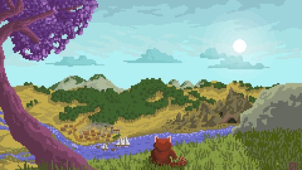 Пиксельные пейзажи