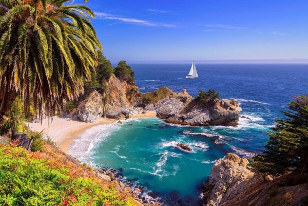 Пейзаж море