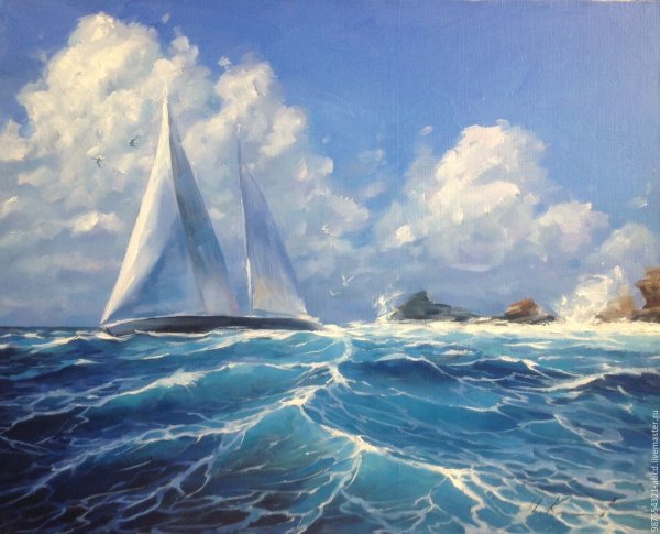 Море волны пляж