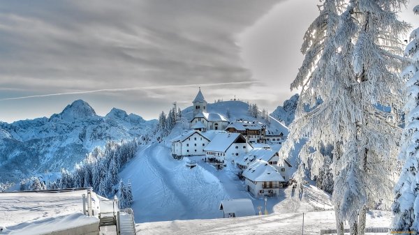 Зима в Европе