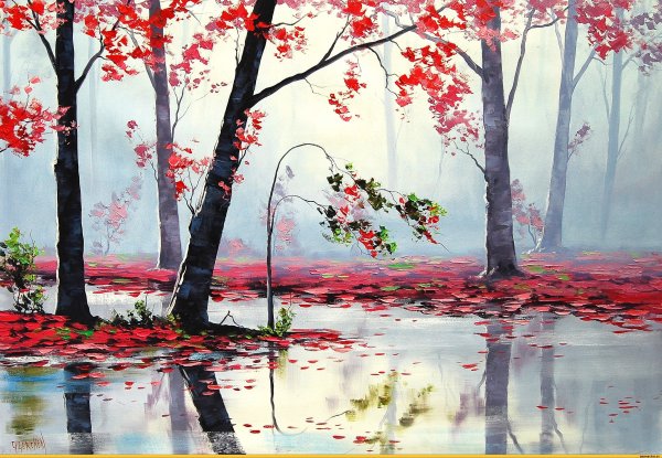 Лорен Карпентер горный пейзаж