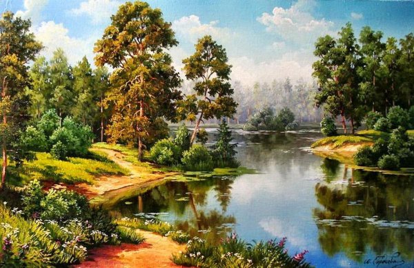 Художник-Импрессионист Кент Уоллис. (Kent r. Wallis