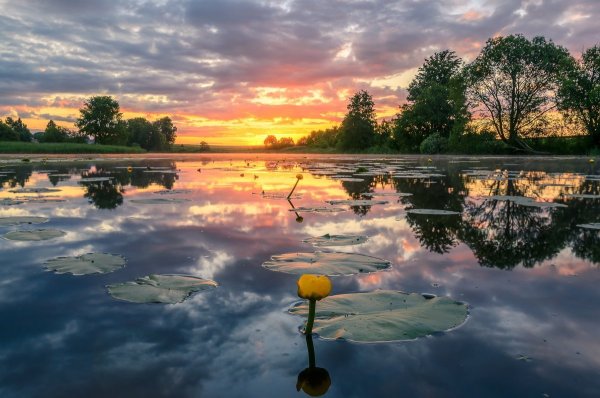 Белоруссия пейзаж Хутор