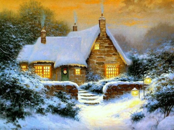 Виктор Цыганов зимние пейзажи