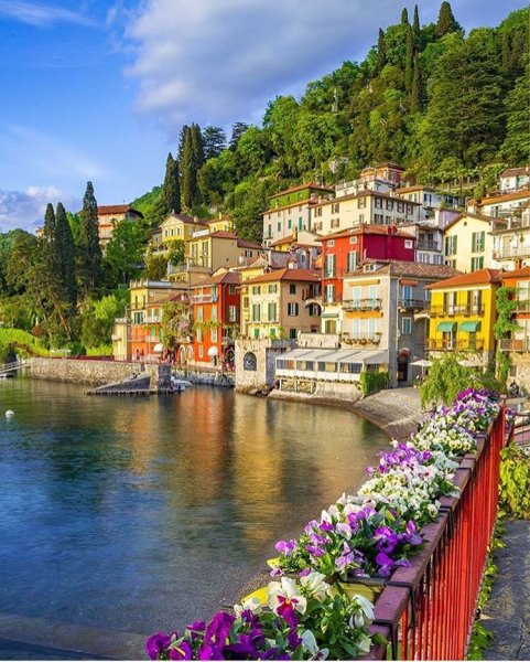 Озеро Комо город Комо