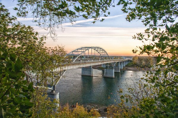 Мост Уфа река белая