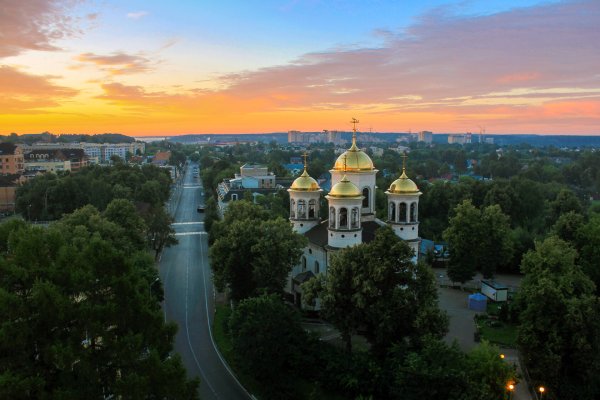 Звенигород город с высоты птичьего полета