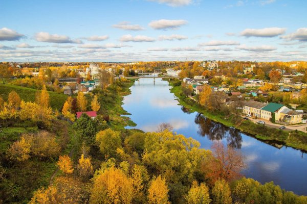 Борисоглебский монастырь Торжок осень