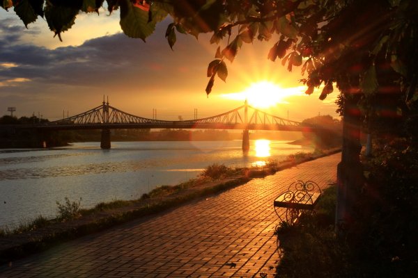 Тверь набережная осень