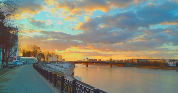 Тверь Горсад вечер