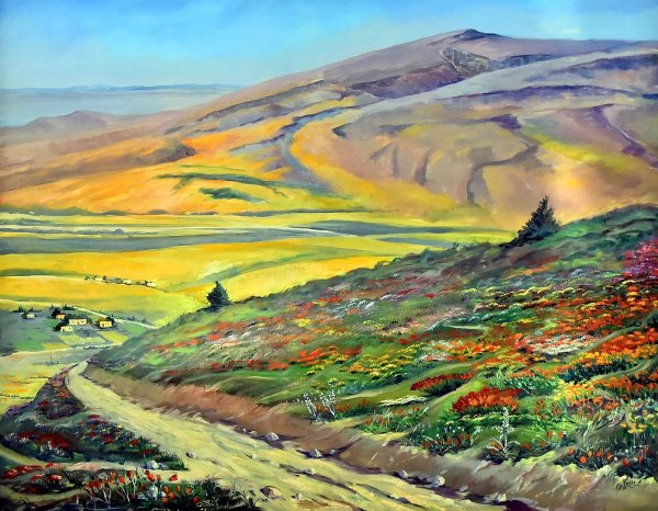 Живопись Туркмен горы