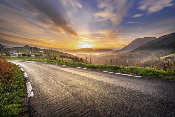 Норвегия дорога горы