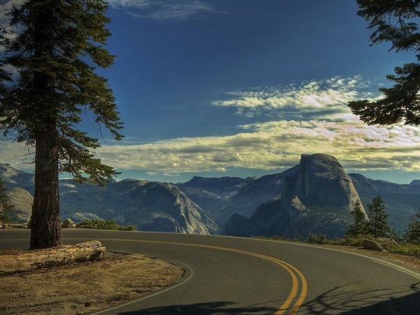 Yosemite National Park дорога