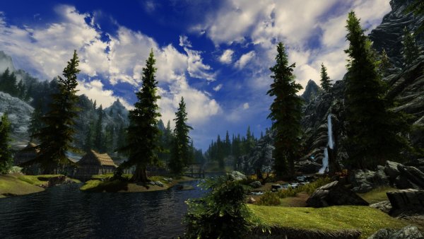 Пейзажи Скайрима