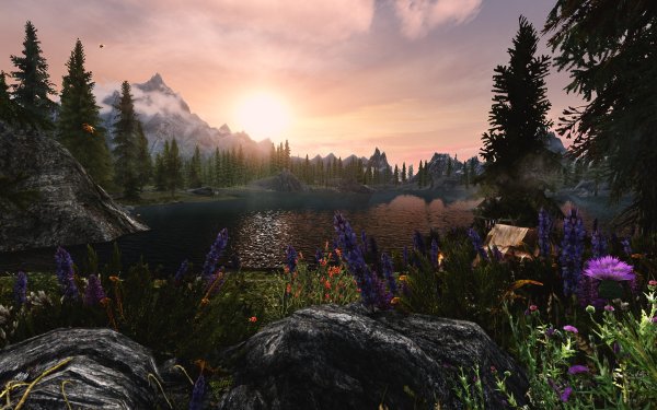 Пейзажи из Скайрима