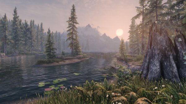 Скайрим пейзажи 4к RTX
