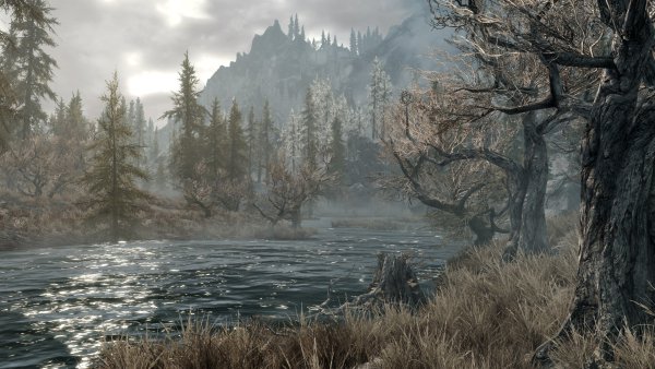 Skyrim Скриншоты пейзаж