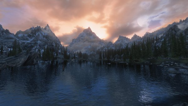 Tes 5 Skyrim пейзажи