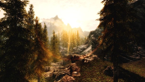 Реалистичные пейзажи из игр