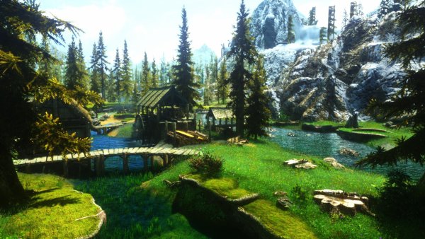 Скайрим Ривервуд арт