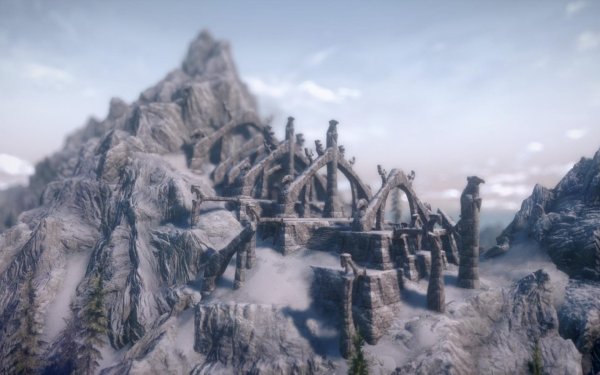 Скайрим озеро Хорник