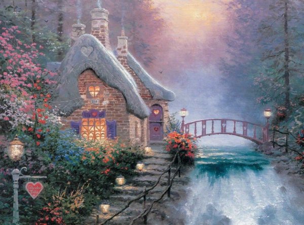 Американский художник Томас Кинкейд
