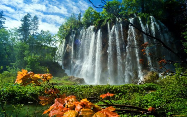Плитвицкие озёра Хорватия осенью