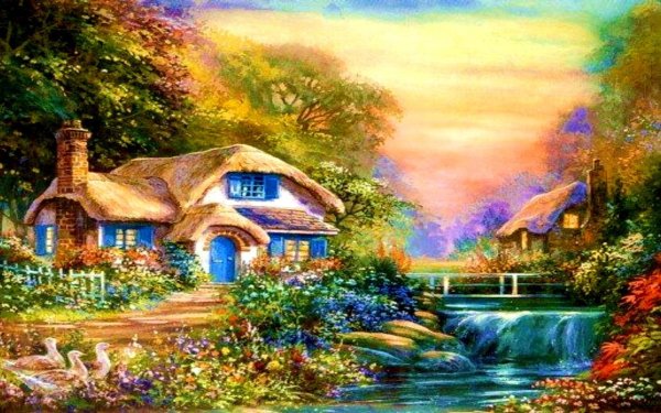 Томас Кинкейд водяная мельница