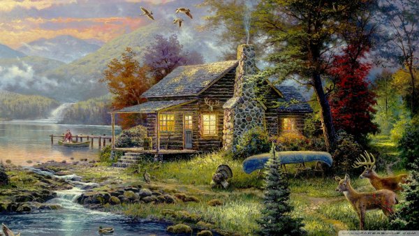 Томас Кинкейд водяная мельница