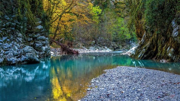 Хоста курорт река