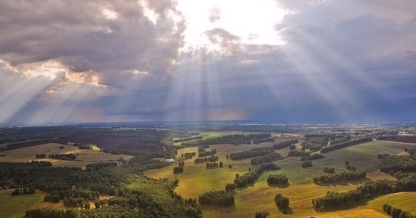 Западно-Сибирская равнина с высоты птичьего полета