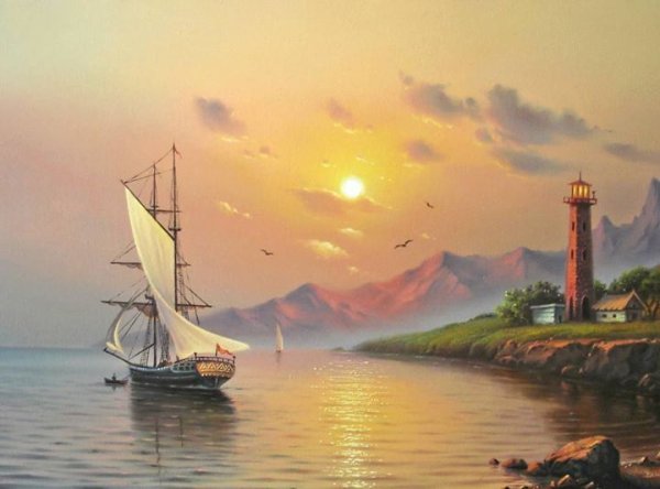 Сергей Минаев художник картины море