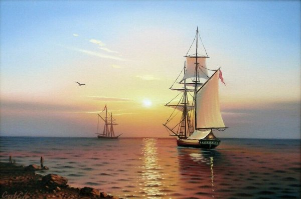 Художник маринист Максим Ильин