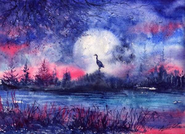 Пейзажи для рисования