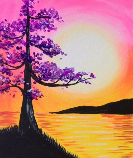 Acrylic Landscape Painting картины