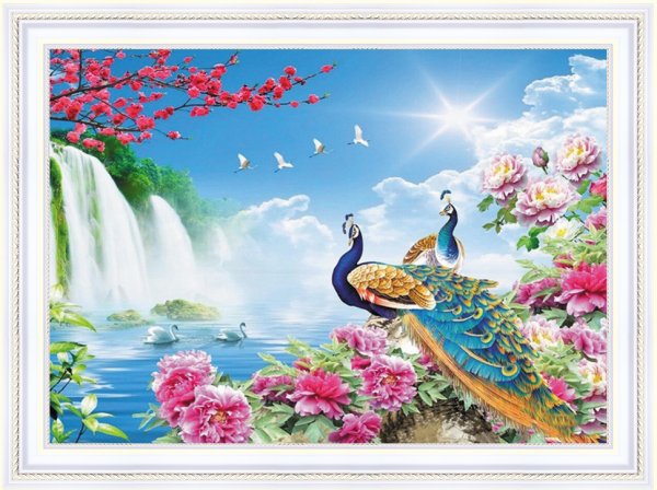 Алмазная мозаика "Райский сад"
