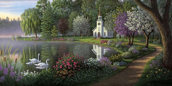 Осень лебеди