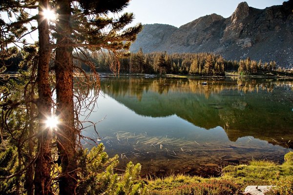 Озеро в сибирской тайге